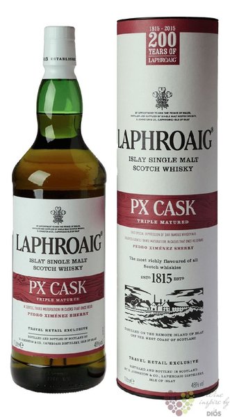 Laphroaig  PX cask 200 anniversary edition  single malt Islay whisky 48% vol.1.00 l