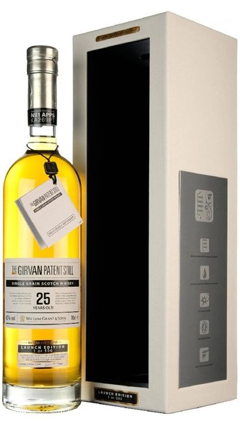 Girvan Patent Still aged 25 years single grain Scotch whisky 42% vol.    0.70 l