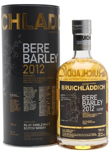 Bruichladdich  Bere Barley 2012  Islay whisky 50% vol.  0.70 l
