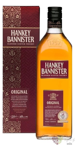 Hankey Bannister  Original  gift box blended Scotch whisky 40% vol.  1.00 l