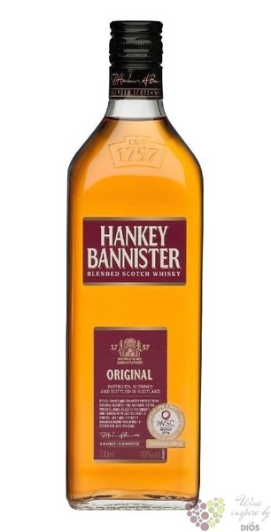 Hankey Bannister  Original  blended Scotch whisky 40% vol.   0.70 l