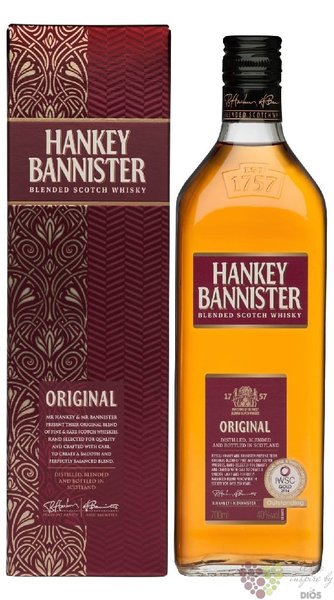 Hankey Bannister  Original  gift box blended Scotch whisky 40% vol.   0.70 l