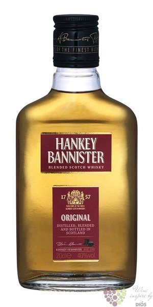 Hankey Bannister  Original  blended Scotch whisky 40% vol.  0.20 l