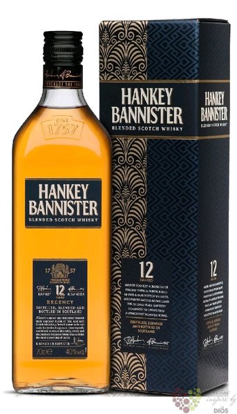 Hankey Bannister  Regency  aged 12 years gift box premium Scotch whisky 40% vol.  0.70 l