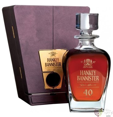 Hankey Bannister 40 years old blended Scotch whisky 44.3 % vol.  0.70 l