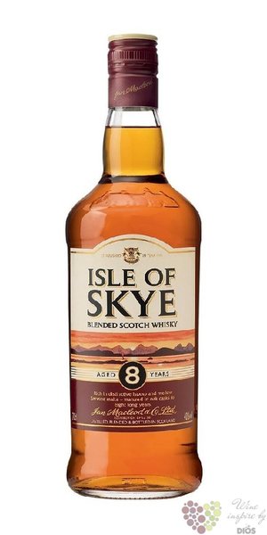 Isle of Skye 8 years old Blended Scotch whisky Ian Macleod &amp; Co 40% Vol.    0.70 l