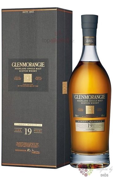 Glenmorangie  Finest reserve  aged 19 years single malt Highland whisky 43% vol.  0.70 l