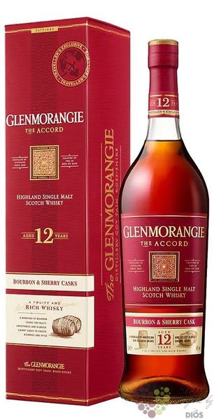 Glenmorangie Exclusive Core  the Accord  aged 12 years Highland whisky 43% vol.  1.00 l