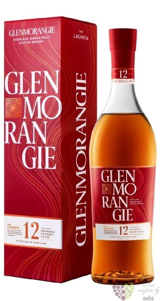 Glenmorangie  Lasanta Sherry cask ed.2022  aged 12 years Highland whisky 43% vol.  0.70 l