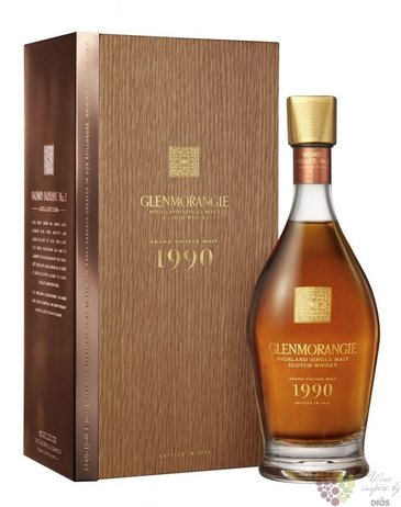 Glenmorangie 1990  Grand vintage malt  Highland whisky 43% vol.  0.70 l