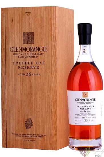 Glenmorangie 1993  Truffle Oak Reserve  aged 26 years Highland whisky 55.7% vol.  0.70 l