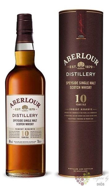 Aberlour  Forest Reserve  10 years old single malt Speyside whisky 40% vol.  0.70 l