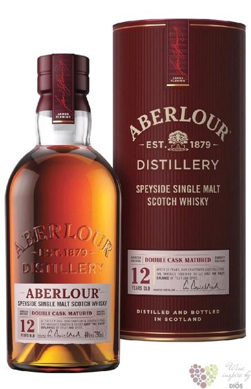 Aberlour  Double cask matured  aged 12 years Speysides whisky 43% vol.  0.70 l
