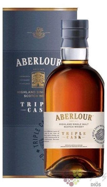 Aberlour „ Triple Cask ” single malt Scotch whisky 40% vol.  0.70 l