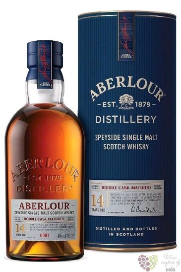 Aberlour  Double cask batch 0001  aged 14 years Speyside whisky 40% vol.  0.70 l