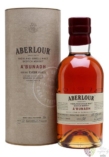 Aberlour  ABunadh batch 62  single malt Speyside whisky 59.9% vol.   0.70 l