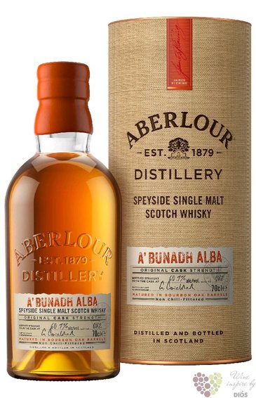 Aberlour „ A´Bunadh batch 59 ” single malt Speyside whisky 60.9% vol.  0.70 l