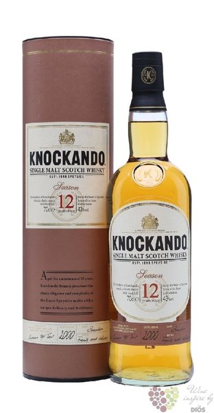 Knockando Season 2000 aged 12 years Speyside single malt whisky 43% vol.   0.70l