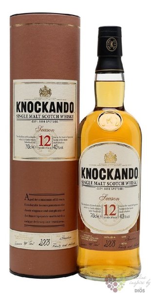 Knockando Season 2003 aged 12 years Speyside single malt whisky 43% vol.  0.70 l