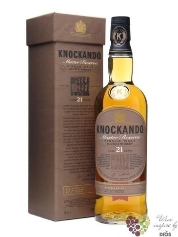 Knockando Master reserve 1989 aged 21 years Speyside whisky 40% vol.  0.70 l