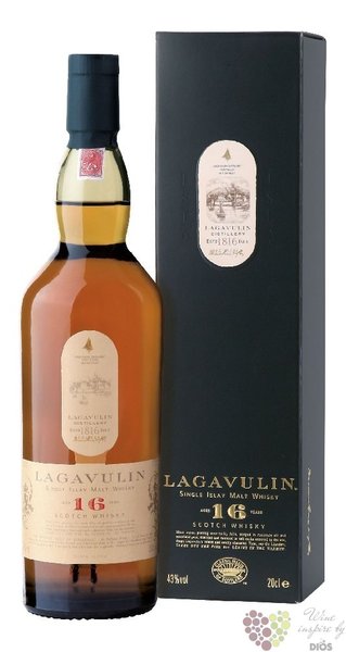 Lagavulin 16 years old single malt Islay whisky 43% vol.  0.70 l