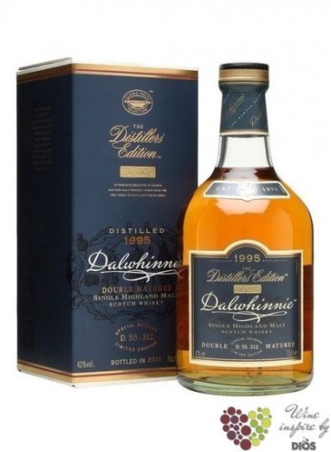 Dalwhinnie 1995  Distillers edition 2011  single malt Highland whisky 43% vol.  0.70 l