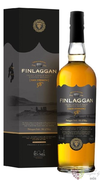 Finlaggan  Cask strength  single malt Islay whisky 58% vol.  0.70 l