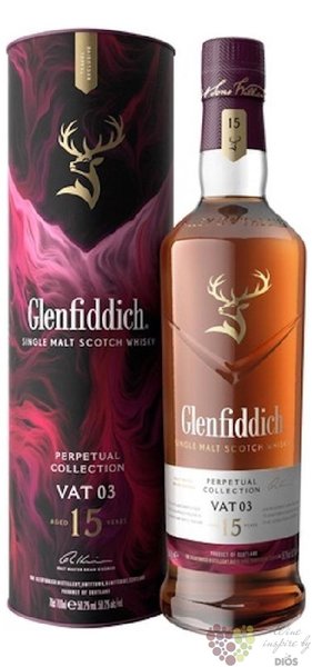 Glenfiddich Perpetual Collection  VAT 03  Speyside whisky 50.2% vol. 0.70 l