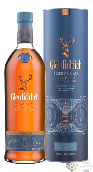 Glenfiddich cask collection  Reserve cask II.  single malt Speyside whisky 40% vol.  1.00 l