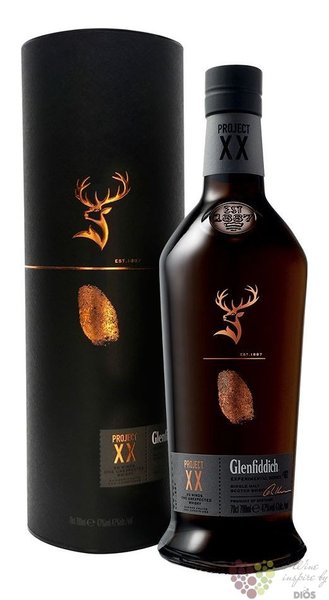 Glenfiddich experimental series  Project xx  Speyside whisky 47% vol.  0.70 l