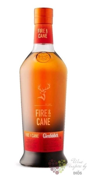 Glenfiddich experimental series  Fire &amp; Cane  single malt Speyside whisky 43%vol.  0.70 l