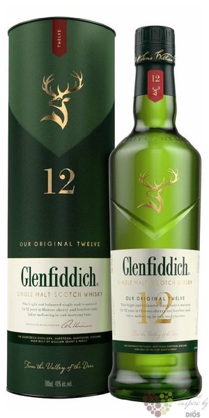 Glenfiddich  Signature  aged 12 years single malt Speyside whisky 40% vol.  0.20 l