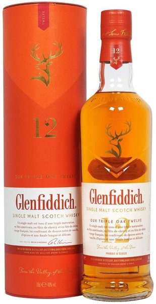 Glenfiddich  Our Triple Oak Twelve  aged 12 years Speyside whisky 40% vol.  0.70 l