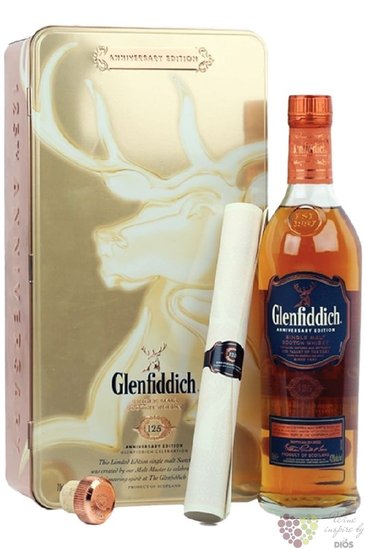 Glenfiddich  125th anniversary edition  Speyside whisky 43% vol.  0.70 l