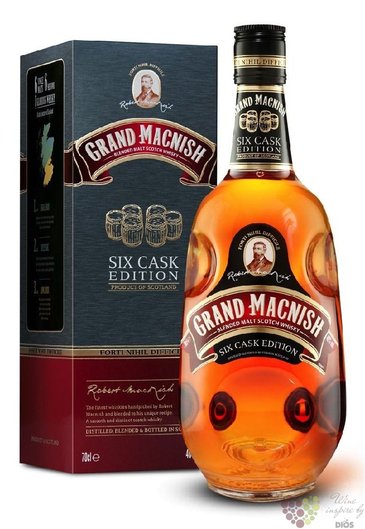 Grand Macnish  Six cask edition  blended Scotch whisky by MacDuff 40% vol.  0.70 l