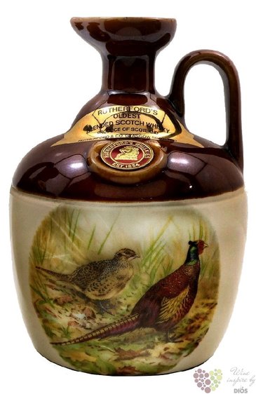 Rutherfords  Gamebird Decanter Brown  aged 12 years premium Scotch whisky 40% vol.0.70 l