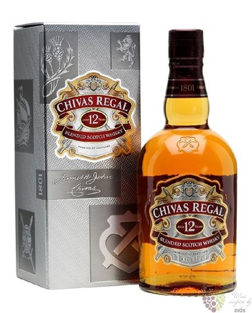 Chivas Regal 12 years old gift box premium blended Scotch whisky 40% vol.   1.00 l