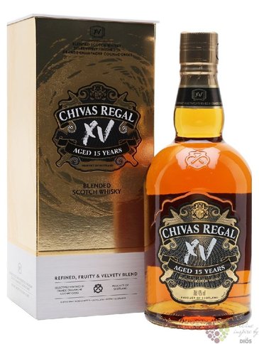 Chivas Regal  XV  aged 15 years Scotch whisky 40% vol.  0.70 l