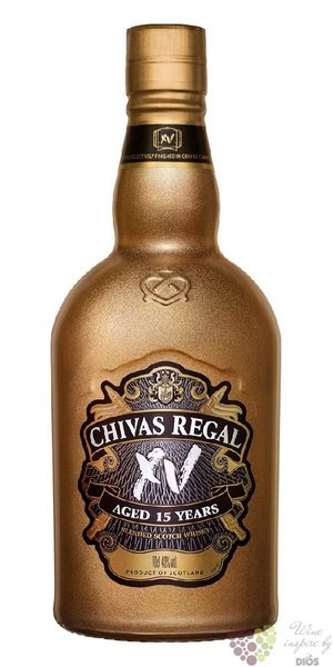Chivas Regal „ XV Gold ” aged 15 years Scotch whisky 40% vol.  0.70 l