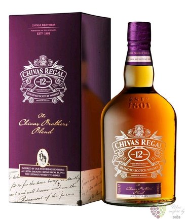 Chivas Regal „ Brother´s blend ” aged 12 years metal box Scotch whisky 40% vol.1.00 l