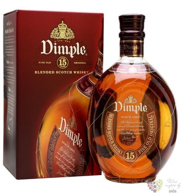 Dimple 15 years old premium blended Scotch whisky 43% vol.    1.00 l