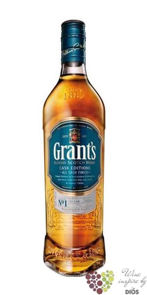 Grants Cask edition  Ale cask batch no.1  blended Scotch whisky 40% vol.  0.70 l