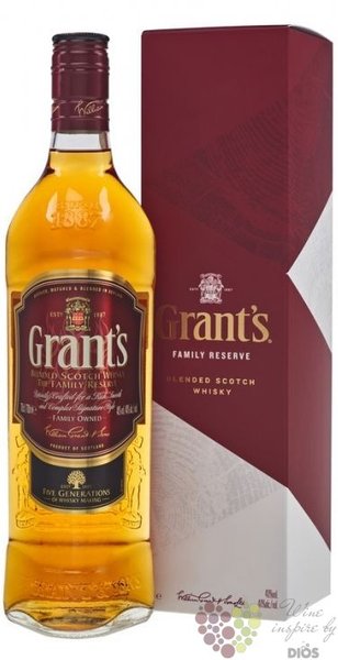 Grants Triple wood  Stand fast  gift box blended Scotch whisky 40% vol.  0.70 l