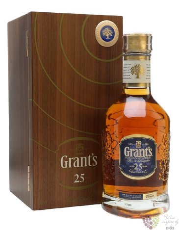 Grants aged 25 years blended Scotch whisky 40% vol.  0.70 l