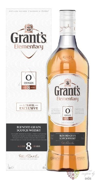 Grants elementary  Oxygen  aged 8 years blended grain Scotch whisky 40% vol.1.00 l