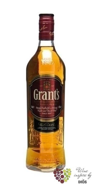 Grants  Family reserve  finest blended Scotch whisky 40% vol.   1.00 l
