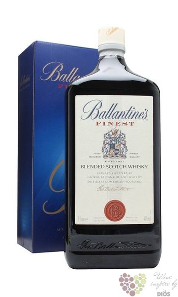 Ballantines  Finest  gift box blended Scotch whisky 40% vol.    3.00 l