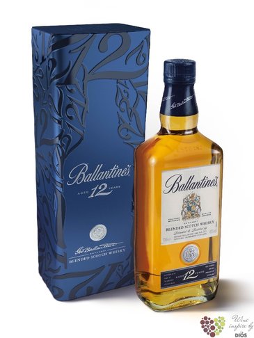 Ballantines 12 years old metal box ed.2012 premium Scotch whisky 40% vol.  0.70 l