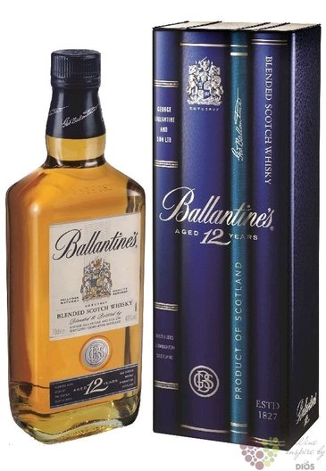 Ballantines 12 years old metal box ed.2013 premium Scotch whisky 40% vol.   0.70 l