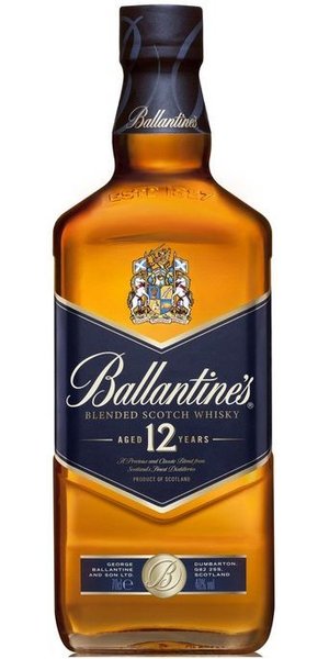 Ballantines 12 years old premium blended Scotch whisky 40% vol.  1.00 l